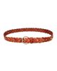 OLD TREND OLD TREND Barracuda Genuine Leather Woven Distressed Studded Belt - 4