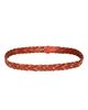 OLD TREND OLD TREND Barracuda Genuine Leather Woven Distressed Studded Belt - 5