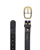 OLD TREND OLD TREND Blooming Genuine Leather Perforated Floral Vintage Belt - 4