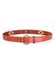 OLD TREND OLD TREND Boho Genuine Leather Perforated Handcrafted Detail Belt - 4