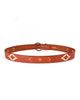 OLD TREND OLD TREND Boho Genuine Leather Perforated Handcrafted Detail Belt - 5