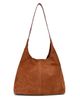 OLD TREND OLD TREND Hydrangea Genuine Leather Suede Classic Hobo Bag - 3