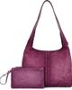 OLD TREND OLD TREND Hydrangea Medium Vintage Ombre Hobo Bag - 1