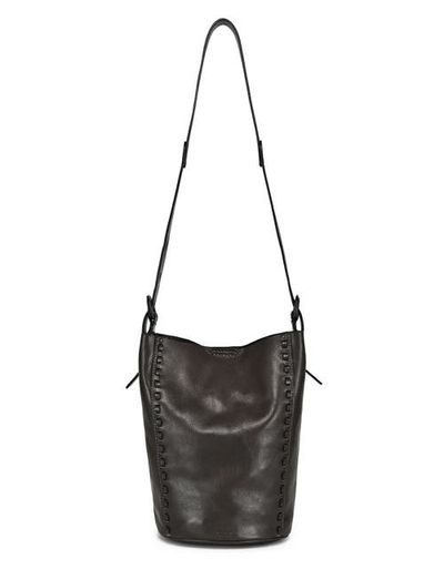 OLD TREND OLD TREND Juniper Genuine Leather Woven Barrel Crossbody Bag
