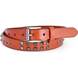 OLD TREND OLD TREND Lily Genuine Leather Studded Sleek Everyday Belt