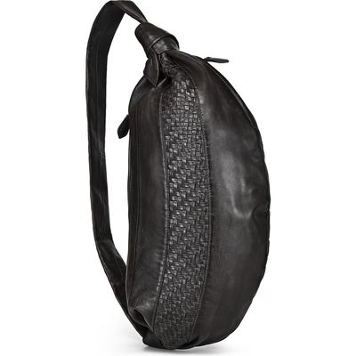 OLD TREND OLD TREND Lily Oversized Handwoven Convertible Leather Sling Bag