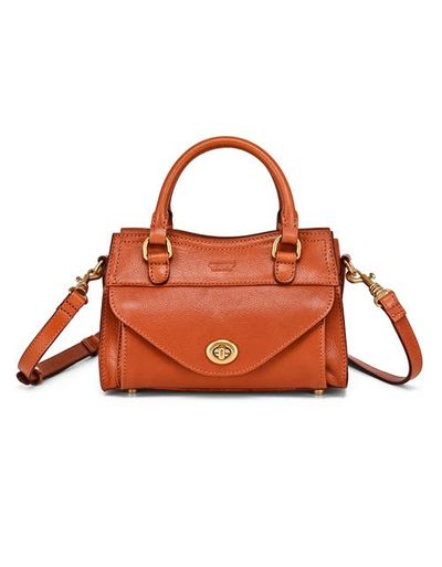 OLD TREND OLD TREND Lockwood Genuine Leather Compact Structured Satchel