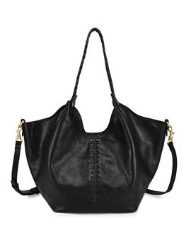 OLD TREND OLD TREND Magnolia Genuine Leather Handwoven Convertible Tote