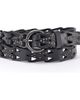 OLD TREND OLD TREND Oranda Genuine Leather Woven Studded Statement Belt - 1
