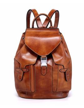 OLD TREND OLD TREND Rock Valley Genuine Leather Foldover Pocket Backpack
