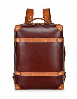 OLD TREND OLD TREND Speedwell Small Leather Trunk Backpack