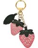 OLD TREND OLD TREND Strawberry Genuine Leather Keychain Charm - 1
