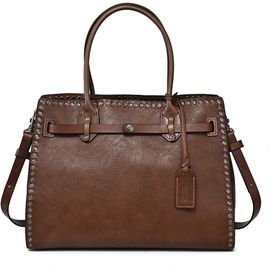 OLD TREND OLD TREND Westland Genuine Leather Textured Heritage Tote