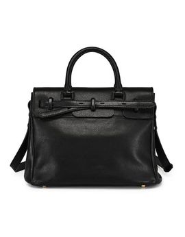 OLD TREND OLD TREND Wishbone Genuine Leather Structured Heritage Satchel