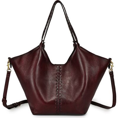 OLD TREND OLD TREND Wisteria Small Handwoven Leather Tote