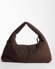 Olend OLEND Nico large nylon shoulder bag in chocolate-Brown - 4