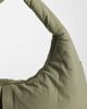 Olend OLEND Nico large nylon shoulder bag in sage-Green - 3
