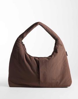 Olend OLEND Nico nylon shoulder bag in chocolate-Brown