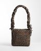 Olend OLEND nina soft nylon crossbody flapover bag with ruched handle in leopard print-MULTI - 4
