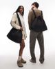 Olend OLEND Ona large soft nylon multiwear crossbody bag in black - 1