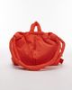 Olend OLEND Ona large soft nylon multiwear crossbody bag in coral-Orange - 4