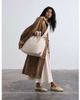 Olend OLEND Ona large soft nylon multiwear crossbody bag in sand-White - 1