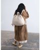 Olend OLEND Ona large soft nylon multiwear crossbody bag in sand-White - 3
