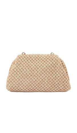olga berg olga berg Anna Woven Clutch