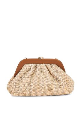 olga berg olga berg Ash Woven Clutch