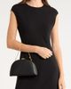Olga Berg Olga Berg Celeste Curved Faux Leather Clutch - 3