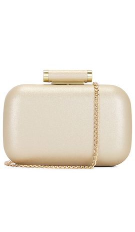 olga berg olga berg Cooper Metallic Clutch