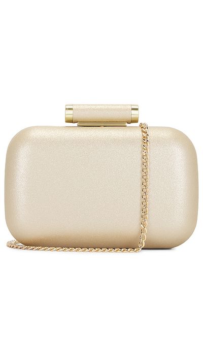 olga berg olga berg Cooper Metallic Clutch