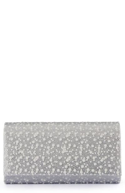 Olga Berg Olga Berg Dana Crystal & Faux Pearl Clutch