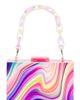 olga berg olga berg Dorothy Swirl Print Box Clutch - 1
