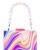 olga berg olga berg Dorothy Swirl Print Box Clutch - 2