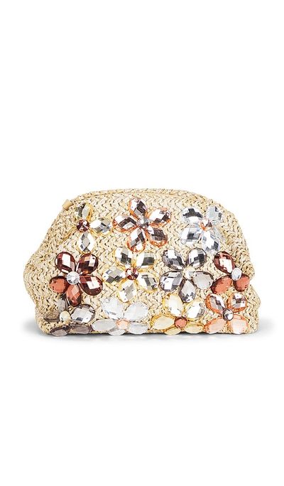 olga berg olga berg Fern Crystal Embellished Clutch