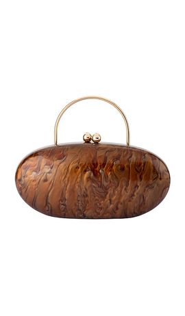 olga berg olga berg Imelda Acrylic Top Handle Bag