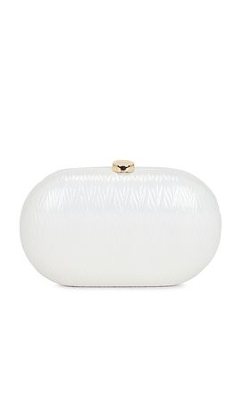 olga berg olga berg Izza Oval Clutch
