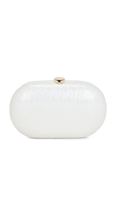 olga berg olga berg Izza Oval Clutch