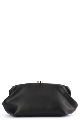 Olga Berg Olga Berg Josefina Framed Faux Leather Clutch
