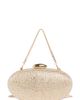 Olga Berg Olga Berg Meyer Crystal Oval Clutch - 1