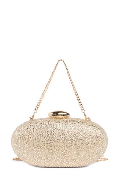 Olga Berg Olga Berg Meyer Crystal Oval Clutch