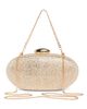 Olga Berg Olga Berg Meyer Crystal Oval Clutch - 5