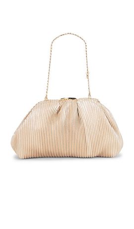 olga berg olga berg Naomi Pleated Clutch