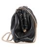 Olga Berg Olga Berg Nix Gathered Soft Faux Leather Frame Clutch - 5