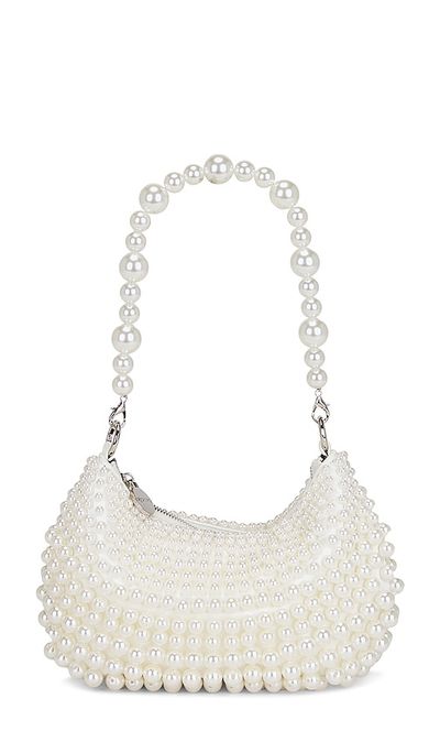 olga berg olga berg Pia Pearl Croissant Bag