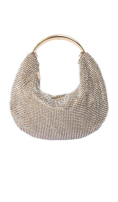 olga berg olga berg Pixie Crystal Mesh Bag