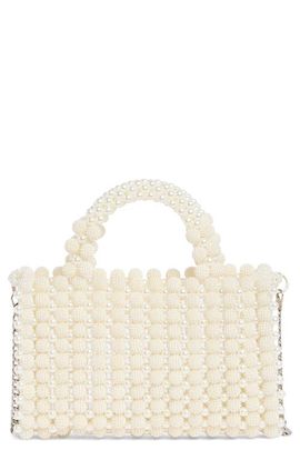 Olga Berg Olga Berg Sally Imitation Pearl Top Handle Bag