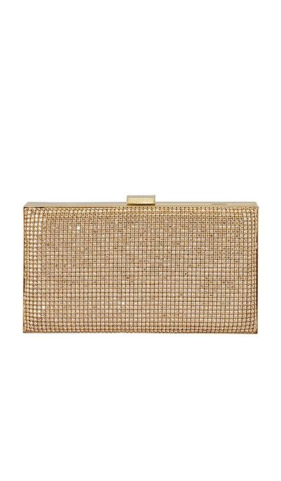 olga berg olga berg Stef Crystal Box Clutch