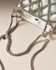 Olga Berg Silk Crystal Cage Handbag - 2